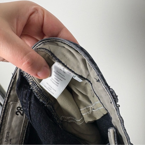 Rag & Bone Andi High Rise Wide Leg Dark Wash Denim Jeans - Picture 8 of 8